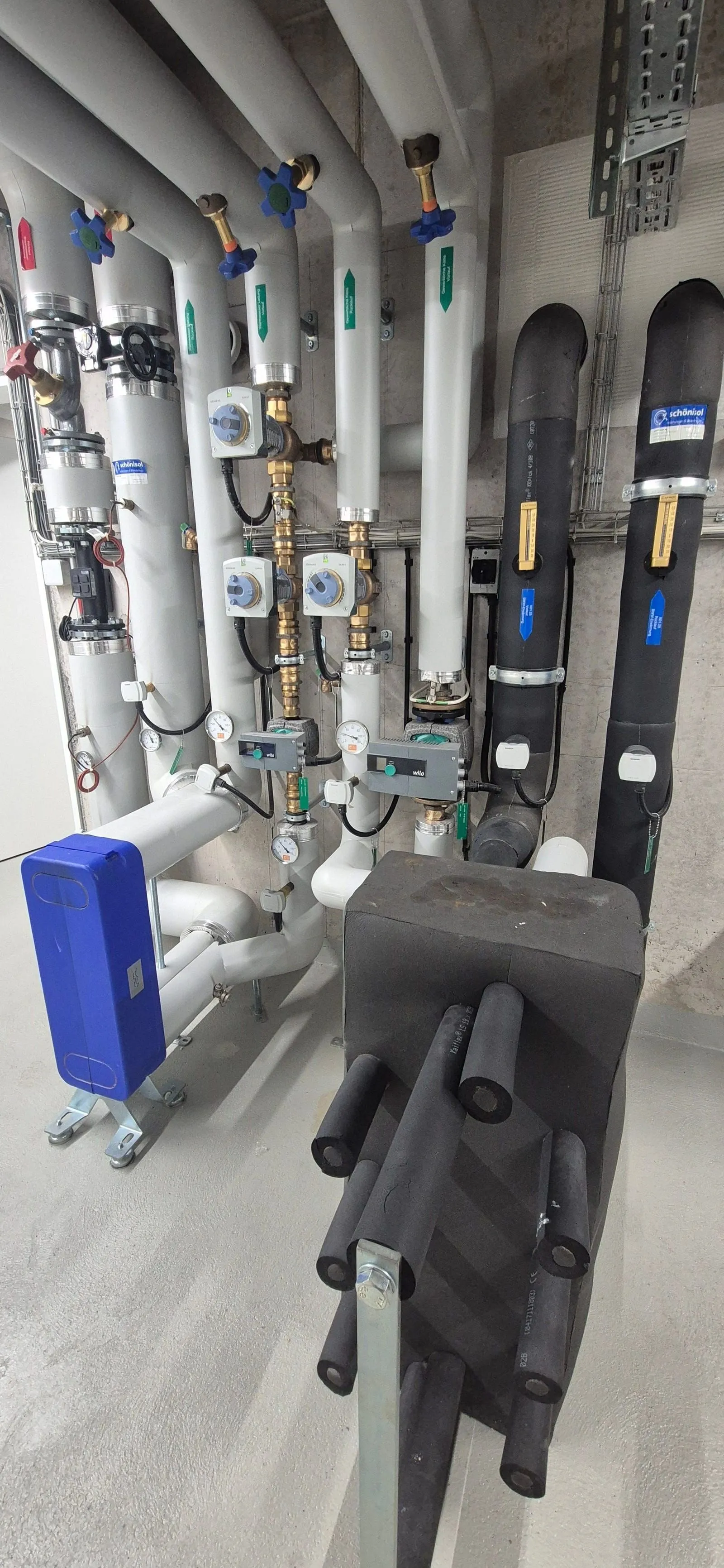 Hydraulik einer Wärmepumpenanlage
